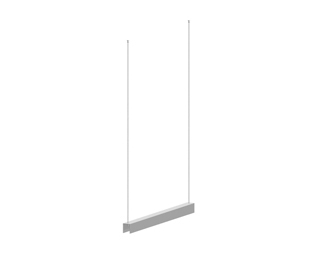 風(fēng)管吊架垂直安裝 尺寸：420x25x600mm