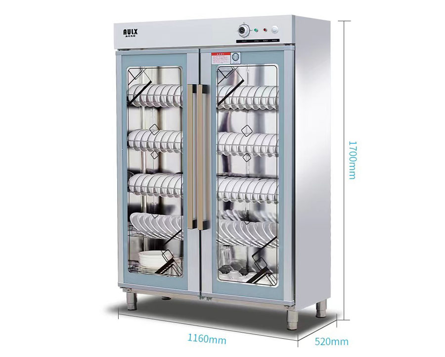 全無磁加高腳中溫雙門消毒柜910L RTP-910F36